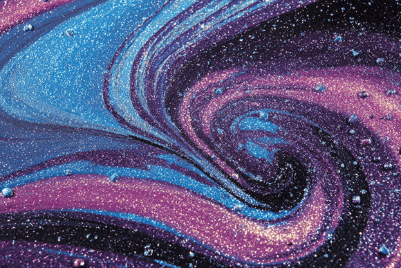 Blue Purple Galaxy Swirl Texture: A Cosmic Design Asset