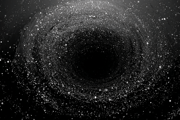 Dark Silver Spiral Black Hole: A Cosmic Design Asset
