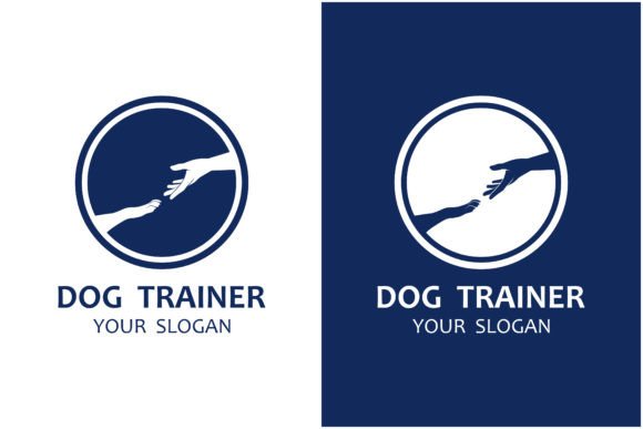 Dynamic Branding: The Dog Trainer Logo Vector Template