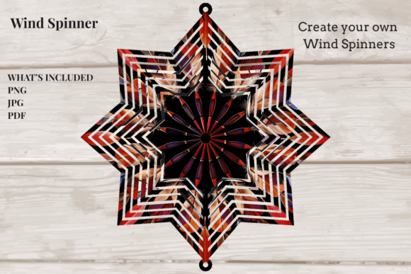 Feather Star Wind Spinner: A Design of Organic Motion