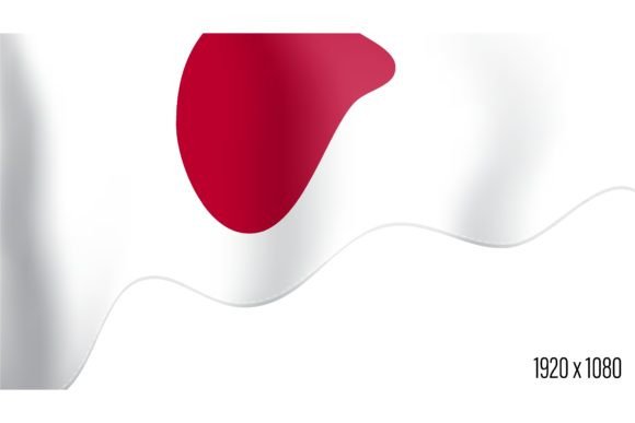 Japan Country Flag Realistic: A Dynamic Asset for Designers