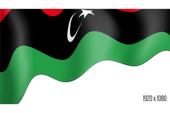 Libya Country Flag Realistic: A Dynamic Asset for Independence Day