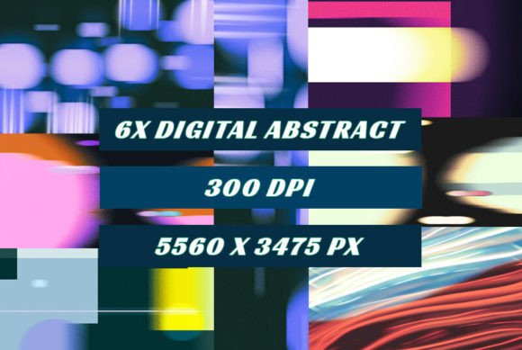 Unlocking Visual Energy with 6x Futuristic Abstract Neon Grain 300dpi